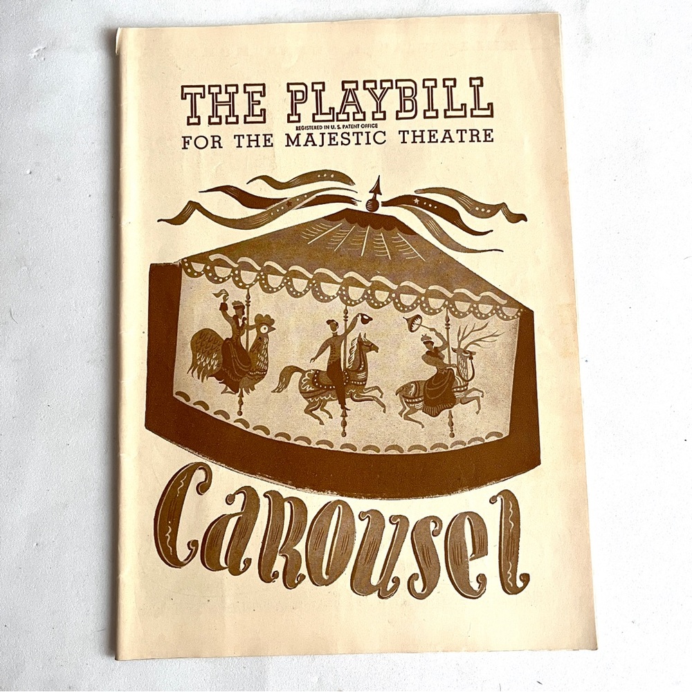 1946 Playbill for ‘Carousel’ at The Majestic Theatre